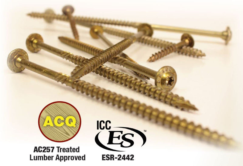 [Australia - AusPower] - GRK, 10, Gold, 772691121332 Fasteners 12133 RSS #10 x 2-1/2" Screws 50CT, Count, 50 