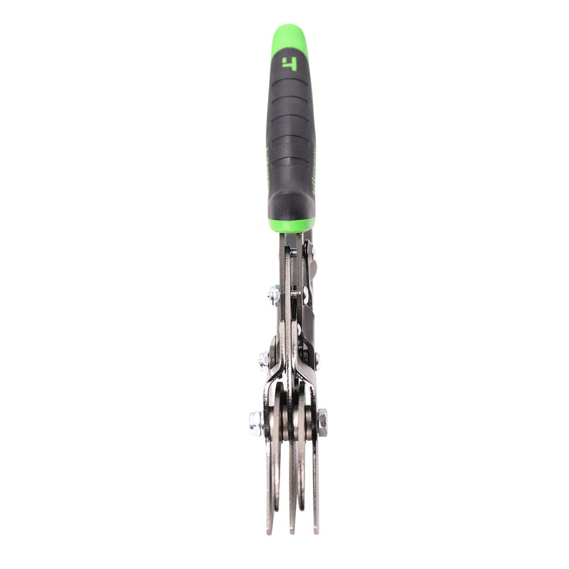 Hilmor 5 Blade Crimper for Sealing Round Metal Pipe, Black & Green, SMTBC5 1891187