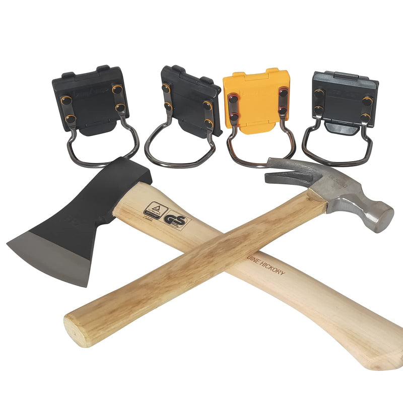 Measuring Tape Holder, Tape Measure Holster, Hammer Holder for Belt, Hammer Holster, Drill Holster, Impact Driver Holster Clip on Tool Belt. Hammer Holster in Yellow