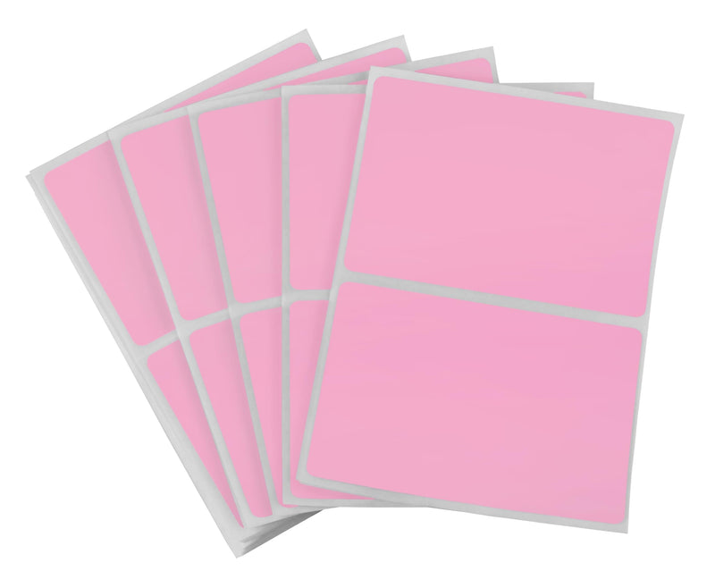 ChromaLabel 2 x 3 inch Name Tag Stickers, 150 Labels per Pack, Pink