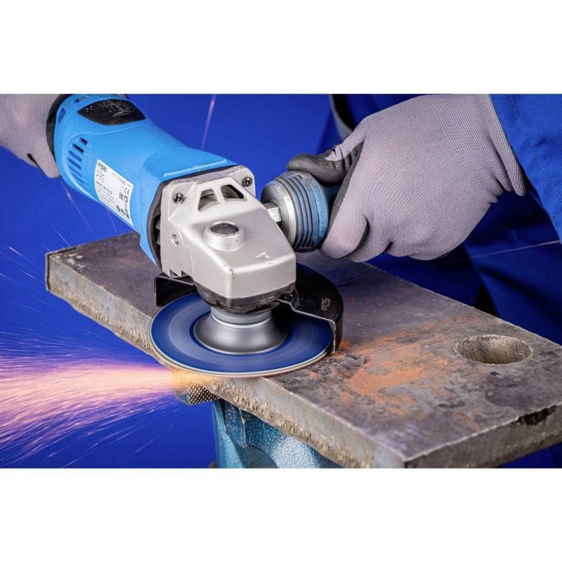 [Australia - AusPower] - PFERD Fibre Disc Set, 10 Pieces | Ceramic Grain Diameter 125 mm CO-COOL 36, 60, 80 with High Performance Support Plate | 64198002 - Premium // CO-COOL Körnung 36-80 