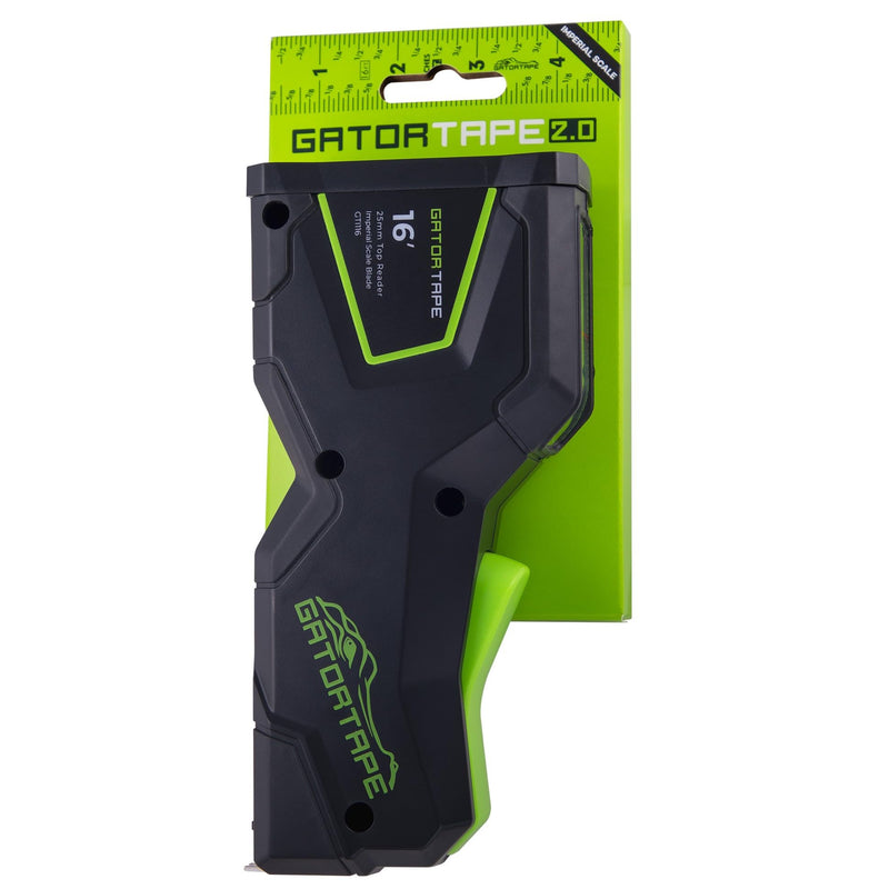 [Australia - AusPower] - MK2.0 Precision Retractable Measuring Tape (Inches) | Top-View Internal Reading | Ideal for DIY, Carpentry & Construction Imperial 