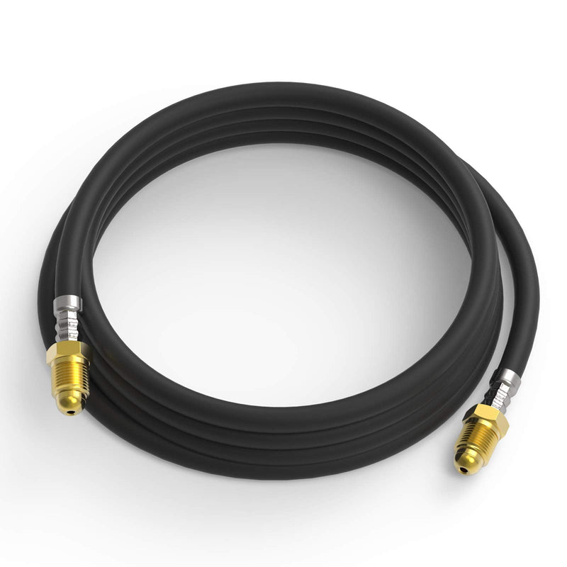 [Australia - AusPower] - Yeswelder Argon/CO2 Mig Tig Flow Meter Gas Regulator Gauge Welding Weld & Inert Gas Welding Hose 8.2 ft,5/"8 UNF-18RH Fittings 