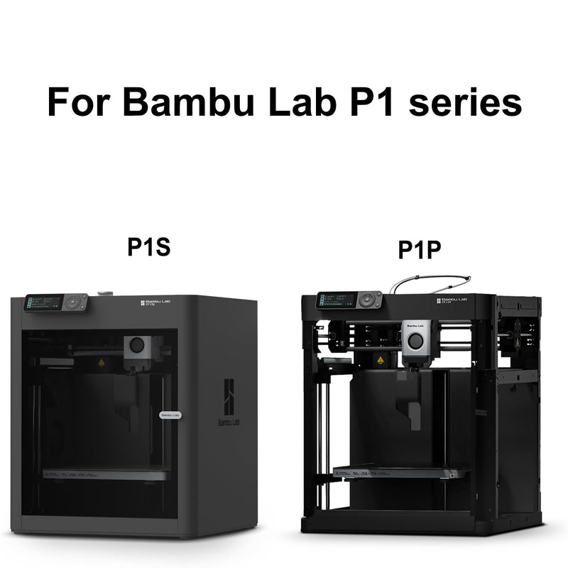 2PCS 0.4mm Hotend Kit Ceramic Assembled Extruder for Bambu Lab P1S/P1P, 3D Printer Replacement Print Head with Hardened Steel Nozzle, Thermistor, Heater Cartridge, Heatsink and Heat Block 2PCS