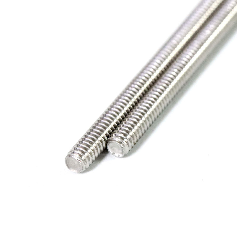 [Australia - AusPower] - Stainless Steel Fully Threaded Rod, 1/4" -20 Thread Size, 12" Length, Right Hand Threads, 4 Pieces 1/4''-20 