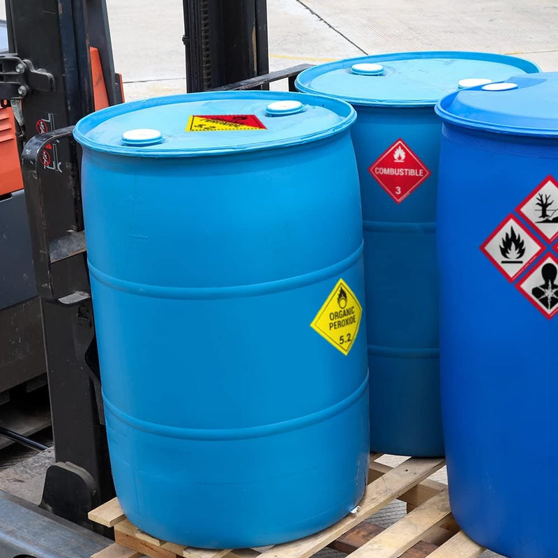 ChromaLabel 4 by 4 Permanent Durable Square D.O.T. Hazard Labels, Hazard Class 1.5 Blasting Agents Label, 100/Roll 4" x 4"