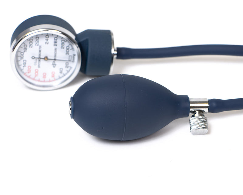 [Australia - AusPower] - Primacare DS-9181-BL Professional Aneroid Sphygmomanometer and Sprague Rappaport Stethoscope, Manual Blood Pressure Kit with Cuff and Carrying Case, Blue 