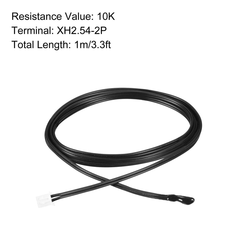 [Australia - AusPower] - NTC Thermistor Probe 10K 3.3ft Waterproof Epoxy Temp Sensor Probe, [for Digital Temperature Transmitter] 