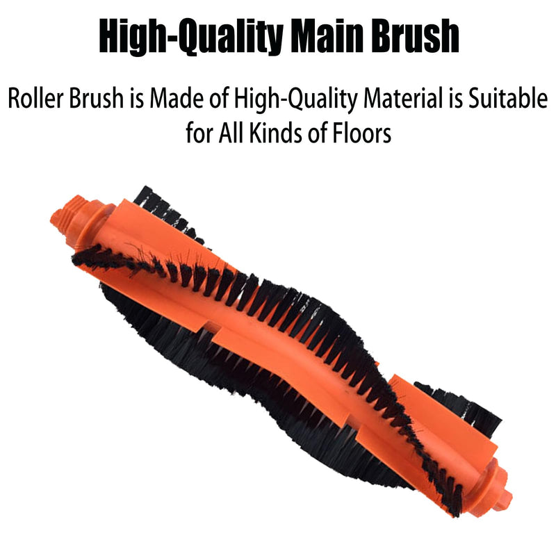 [Australia - AusPower] - Brush Filter Mop kit Replacement Parts for BPMIO B20 plus Robot Vacuum Accessories 1 Main Brush 6 Side Brush 6 HEPA Filter 3 Mop Pad 