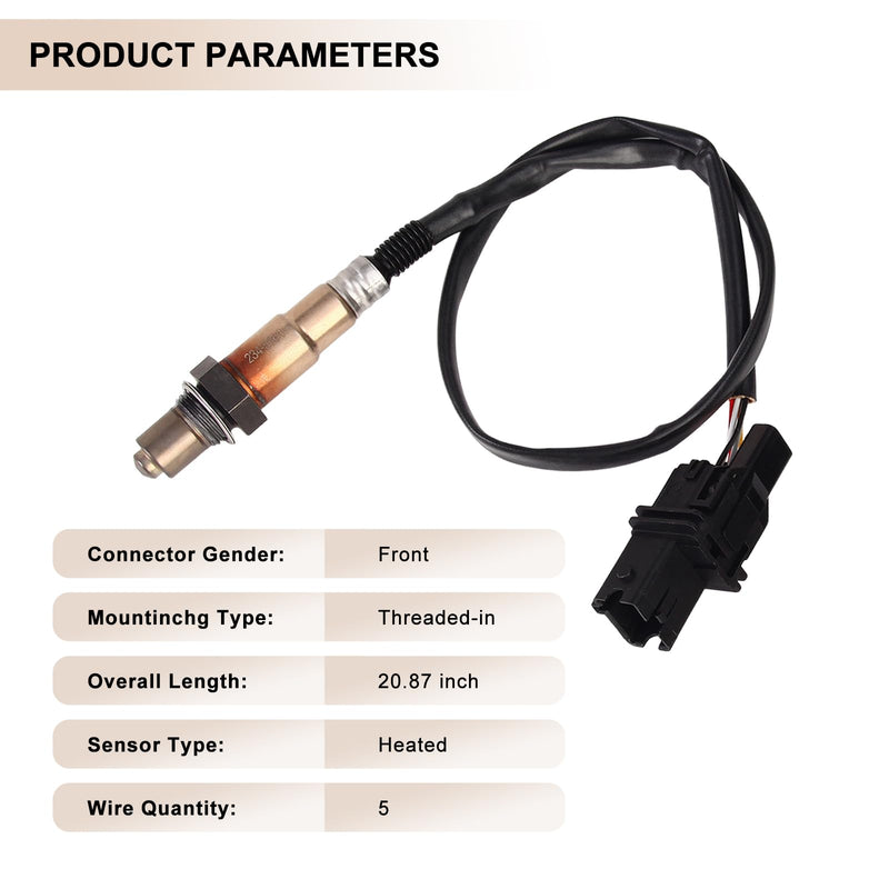 Oxygen O2 Sensor Upstream Fits for Nissan 350Z Sentra, for Altima, for Infiniti M35 G35 FX35 2003-2008 1.8L 2.5L 3.5L, Replace 234-5061, 22693-CD700, 22693-8U300, 5S5677