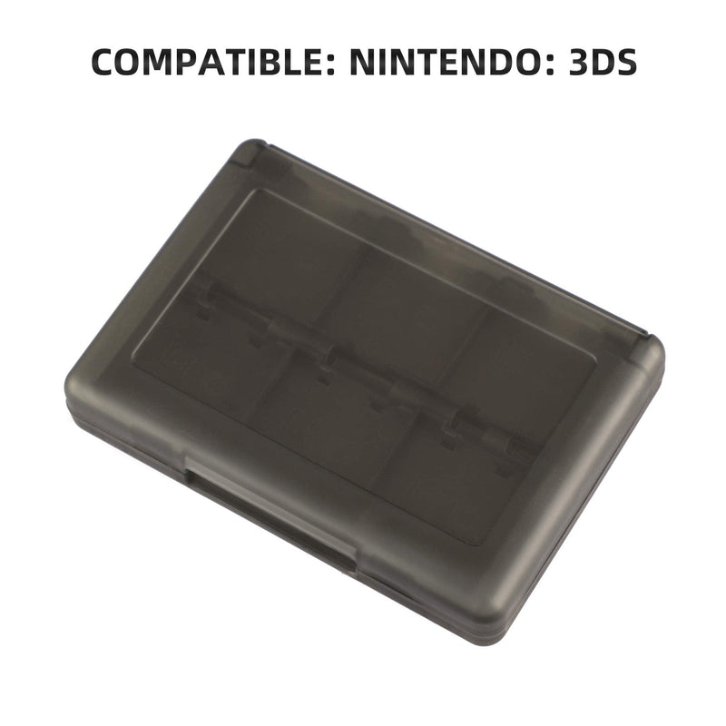 [Australia - AusPower] - 3DS Game Holder Card Case, 28-in-1 Game Holder Card Case Compatible with Nintendo NEW 3DS / NEW 3DS XL / 3DS / 3DS XL / DSi / DSi XL / DS / NEW 2DS /NEW 2DS XL / 2DS/ 2DS XL Catridge Storage Box Black 