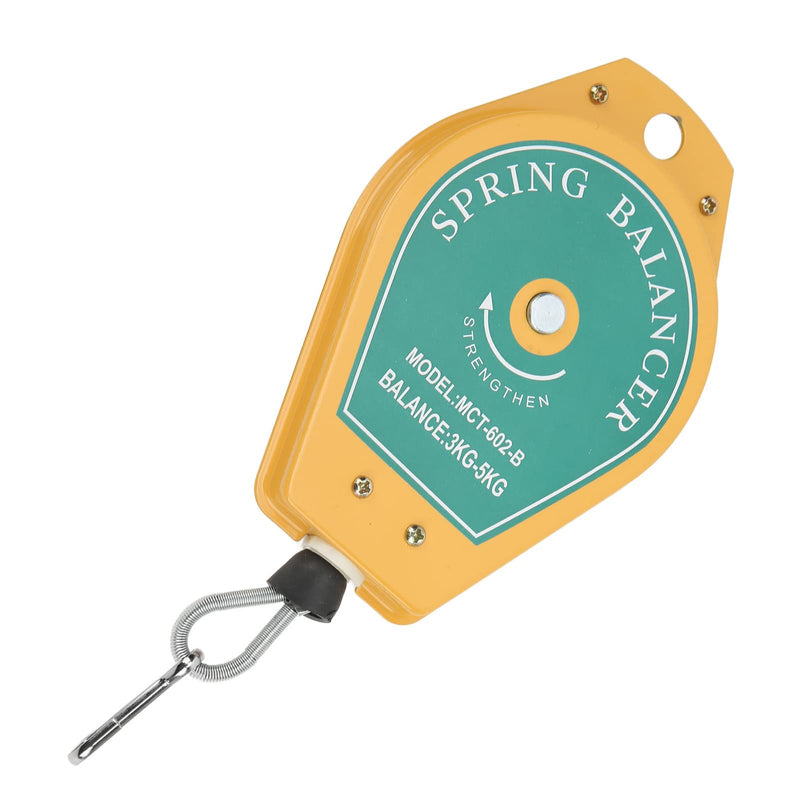 [Australia - AusPower] - Spring Pull, 3 to 5 kg, Carrying Retractable Tool Holder for Hanging with Fittings, Retractable Spring Hoist, Adjustable Tension, Maintenance Kits, Air Tool Parts Accessories 