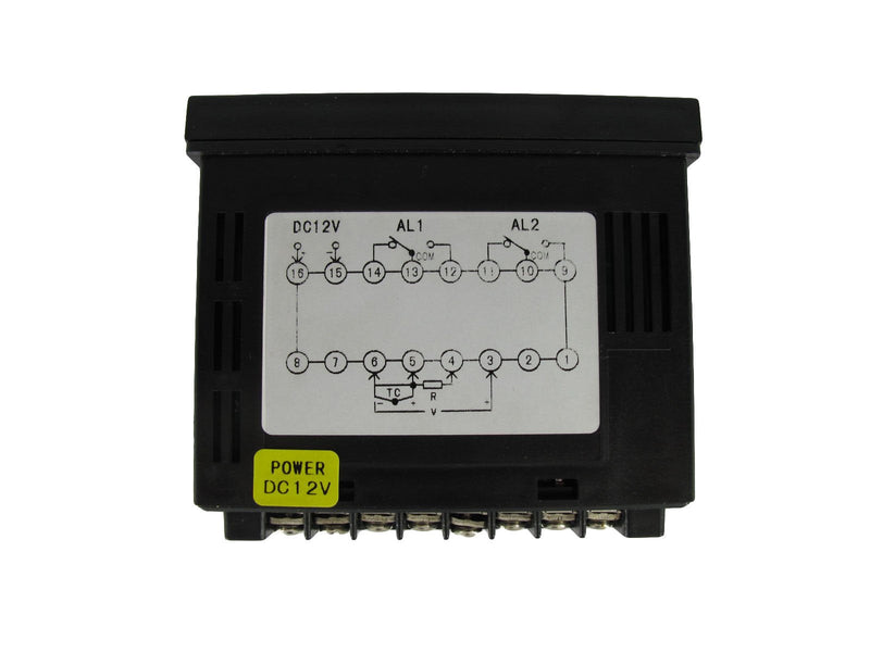 [Australia - AusPower] - Digital Exhaust Gas Temperature (EGT) Gauge Meter With 2 Alarm Outputs and EGT Sensors Sender Combo Kit - Measurement in Fahrenheit or Celsius (12V) 