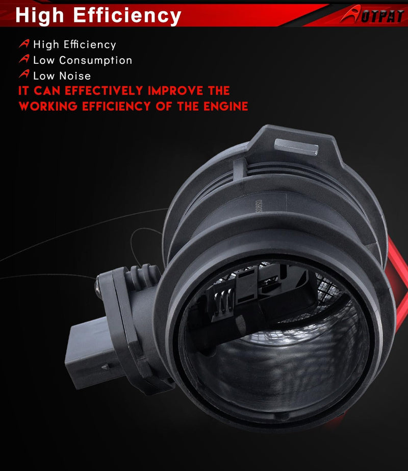 Mass Air Flow Sensor [5-Pins] for:-Mercedes-Benz C240 C280 C320 E320 ML320 ML350 S350 SLK320 CLK320 C32 AMG SLK32 AMG, Replace# 0280217515, 1120940048