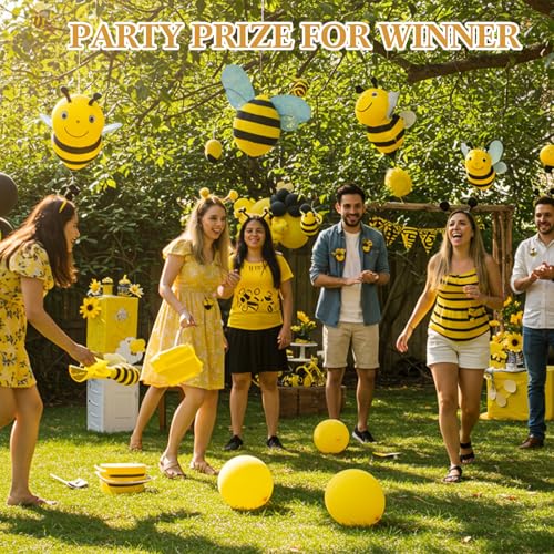 Ziliny 4 Set Baby Shower Prizes, Honey Bee Cheese Board Gifts, Hexagon