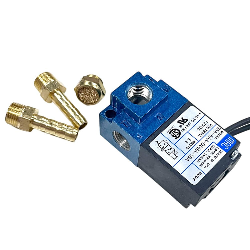 3 Port Boost Control Solenoid Valve Replacement for MAC 35A-AAA-DDBA-1BA - High-Flow Electronic Controller for Turbocharged Vehicles - Compatible with Cobb, AEM, Haltech & Hondata