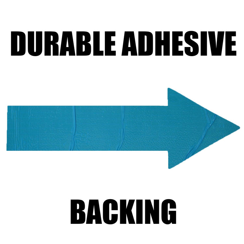 [Australia - AusPower] - DuraMark Blue 10 Inch Thin Stem Arrows for 5S Lean Organization Floor Marking Have Heavy Duty Industrial Adhesive with Removable Poly Liner (Pack of 5) (Pack of 5) 