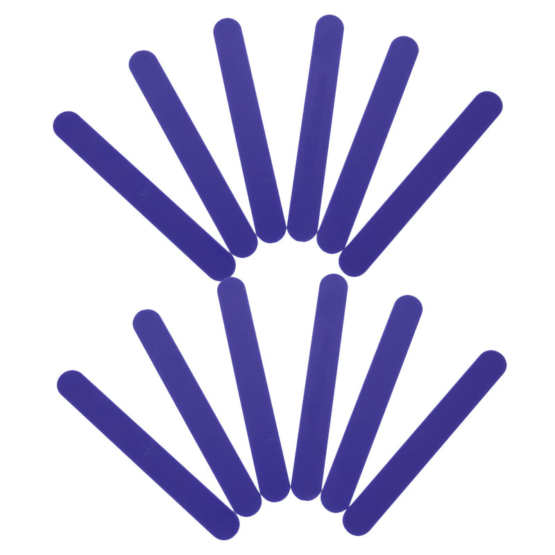 [Australia - AusPower] - ibasenice Spatula Depressors Plastic Sticks - 75 Pcs Spatula Mouth Depressors Depressors Bulk Plastic Sticks Professional Sticks Clinic Sticks 14.5X1.8CMx3pcs Dark Bluex3pcs 
