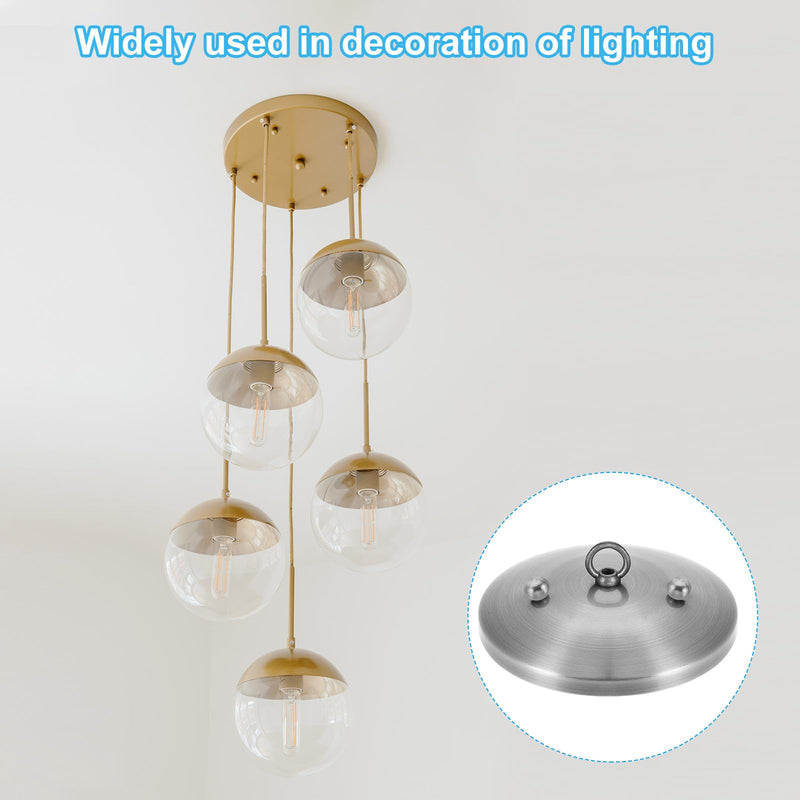 [Australia - AusPower] - PATIKIL M4 x 9mm Ball Nuts Knob, 30 Pack Steel Drilling Ball Caps Blind Hole Handle Nut Decoration for Furniture Lamp or DIY Project, Silver Tone M4x9mm 