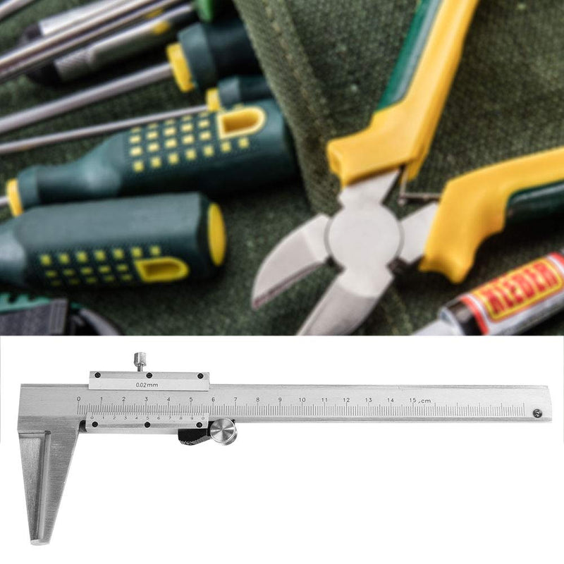 [Australia - AusPower] - Vernier Calipers, 0-5.9in Carbon Steel Caliper Measuring Tool, High Accuracy Portable Digital Micrometer for Measure ID OD Length Depth, Outdoor Woodworkers Printing Jewelers 