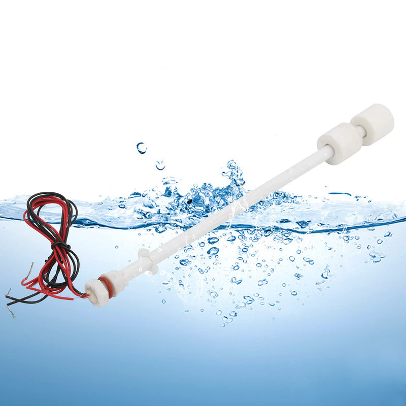 [Australia - AusPower] - PP Float Switch, Liquid Level Controller 250mm Double Floaters Float Switch for Tank Liquid Water Level Detection 