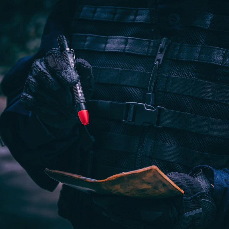 [Australia - AusPower] - Weltool M6-RD Red LED Dark Adaptation Penlight for Pilots Viewing Navigation Maps, HGN Tests, SFST and ARIDE to DRE Evaluations?Pocket Pen Light with Clip for Doctors and Veterinarians 
