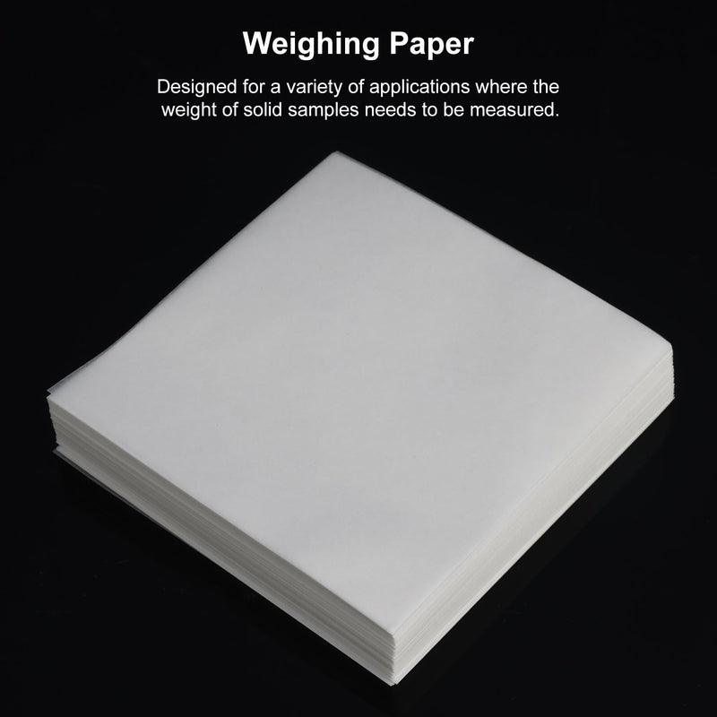 stonylab Weighing Paper, 150 x 150 mm, Nitrogen-free Sample, Weighing Paper, Scale, Paper, Weighing Paper for Laboratory Research, Pack of 500