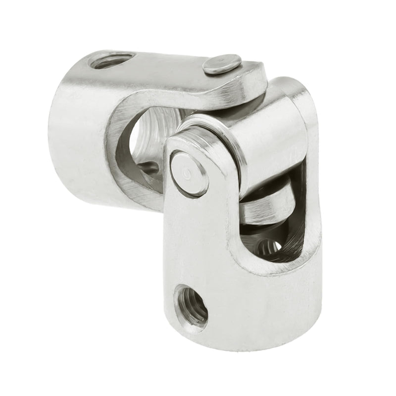 [Australia - AusPower] - 2 Pcs 12mm to 12mm Universal Joint Shaft Coupler 45# Steel 360 Degree Rotatable Coupling Steering Connector for RC Model Motor/RC Car/Crawler/Boat with Screws (2, 12mm to 12mm) 2 