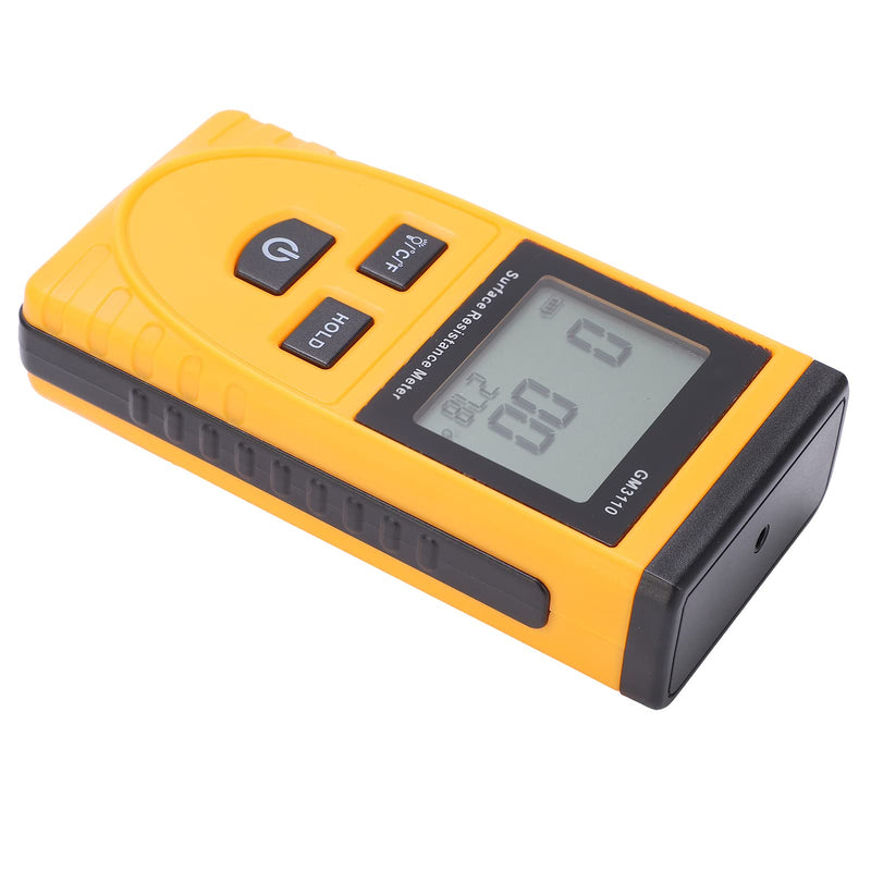 [Australia - AusPower] - Resistance Meter,GM3110 Surface Resistance Meter High Accuracy Digital Display Anti‑Static High‑Definition Backlight Resistance Tester 