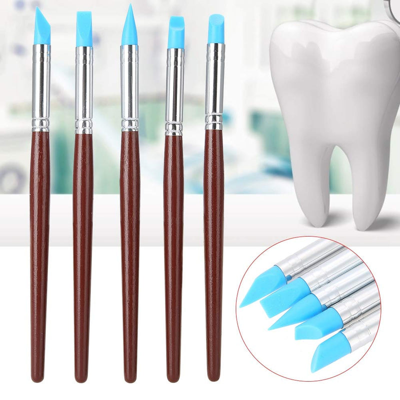 [Australia - AusPower] - wosume Teeth Silicone Brush, Soft Practical Composite Cement Brush, for Teeth Remove Dirt Home Occlusal Surface 