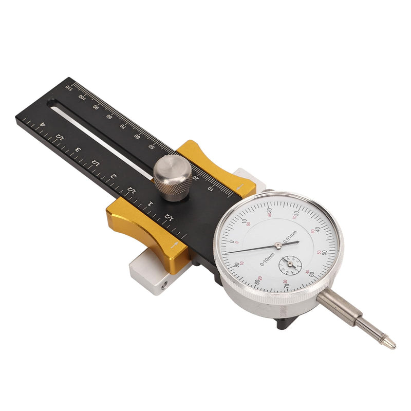 [Australia - AusPower] - Fafeicy Table Saw Gauge, Woodworking Table Saw Dial Gauge with Sliding Head Design, Calibration Tool for Woodworking Band Saws, Band Saws and Drilling Rigs 