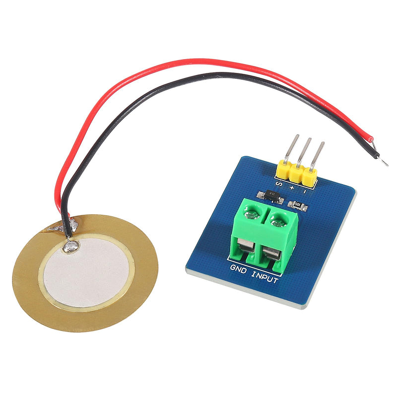 [Australia - AusPower] - 12pcs Piezoelectric Sensor Analog Ceramic Vibration Sensor Module 3.3V/5V Piezoelectricity for Arduino DIY KIT 