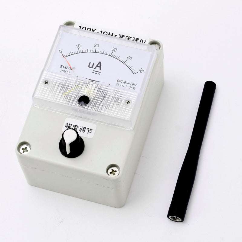 SEAFRONT Field Strength Meter, High Sensitive Field Strength Indicator, Portable Design, Accurate RF Signal Measurement, for Radio Communication and Broadcasting