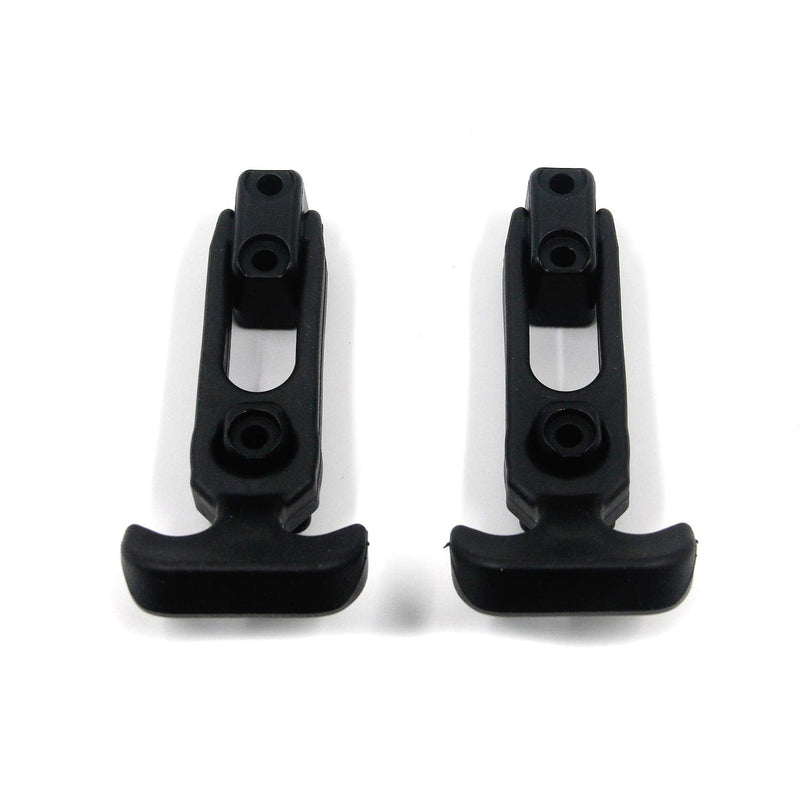 [Australia - AusPower] - T Tulead 2PCS Boat Hatch Latches T Handle Latch Rubber Cooler Latch Tool Strap Hood Machine Draw Latches 4.3" x 2" Black 