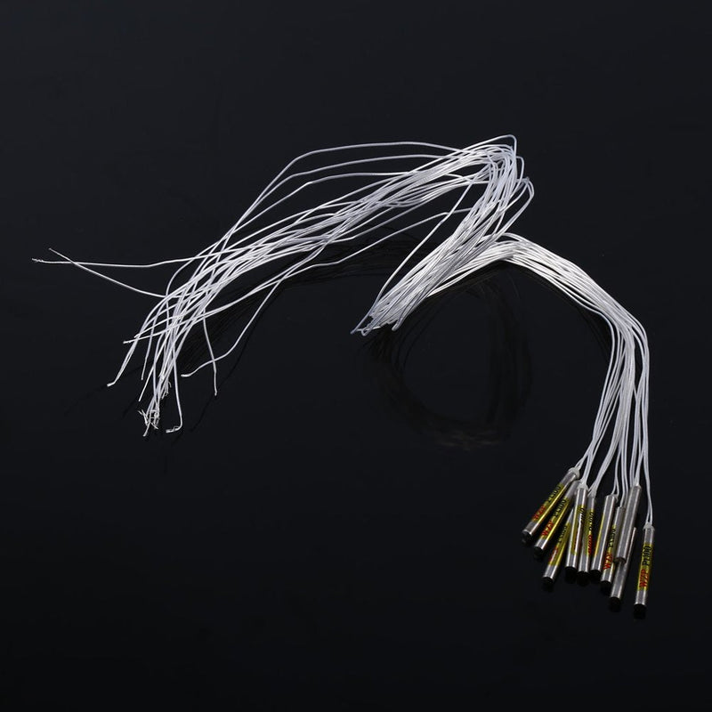 [Australia - AusPower] - 10pcs PT100 Sensor Probes Platinum Thermal for Temperature Controller -20℃ to 250℃ 