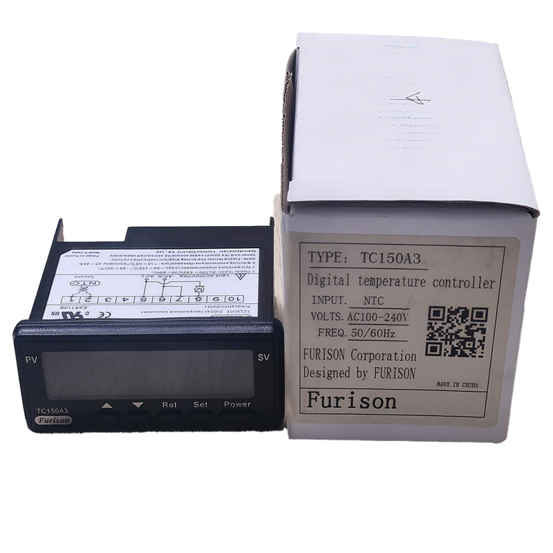 [Australia - AusPower] - Refrigerator Temperature Controller, Fridge Freezer Thermostat - Digital Display, Precise Cooling Control for Home & Commercial Use, Easy Install, Energy Saving, 100~240V 