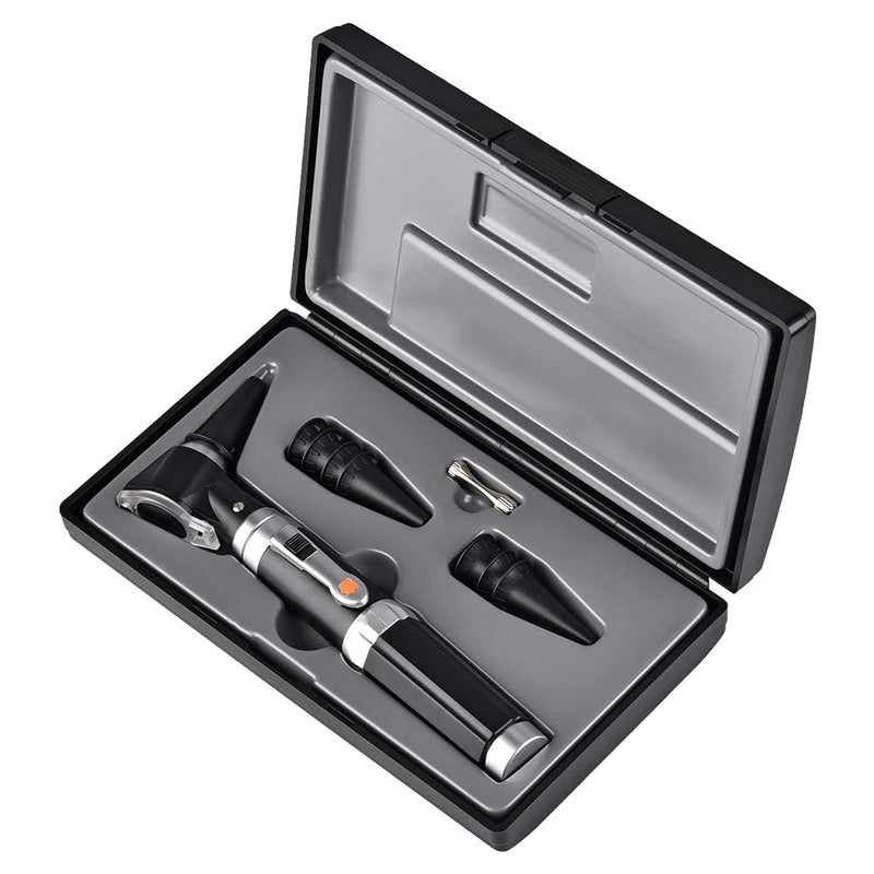 [Australia - AusPower] - 3X Otoscope with LED, Portable Handheld Ear Check Magnifier with 8 caps and 1 Storage case for Doctor Nurse Adult Kid Dog Cat Pet 