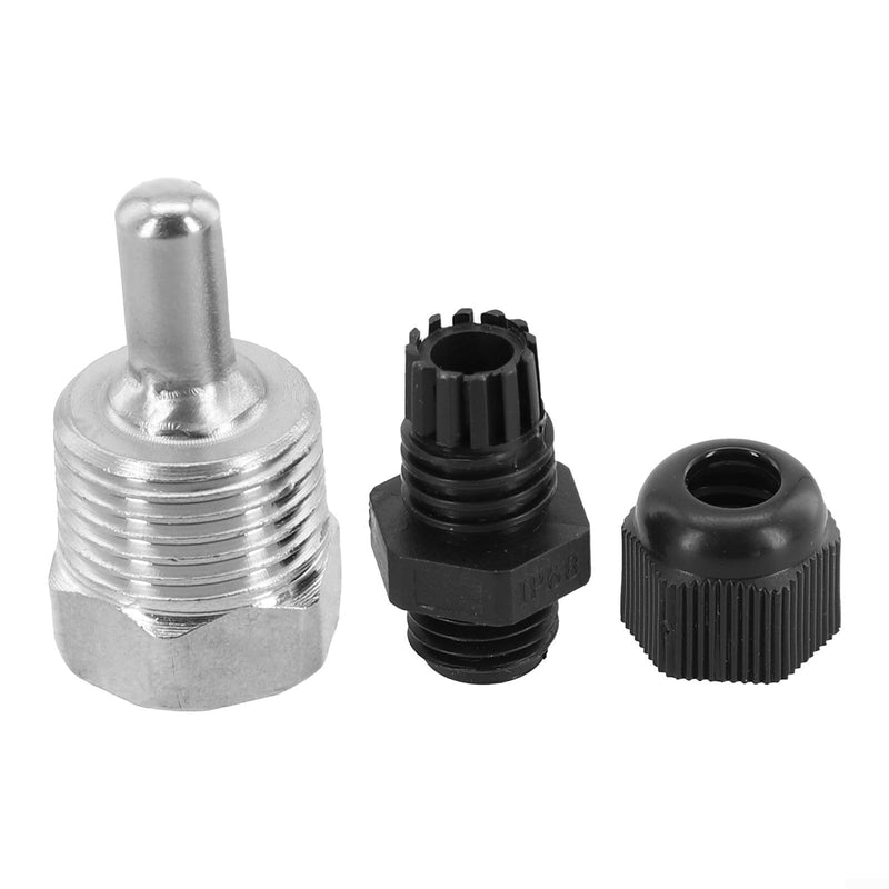 [Australia - AusPower] - Water Heater Temperature Probe, BSP(G) Type 1/2" DN15 NPT Thermowell Weldless, Inlet Accepts 1/2 Inch Male Pipe Thread, 30Mm 100Mm 150Mm 200Mm Boiler Temperature Sensor (30mm) 