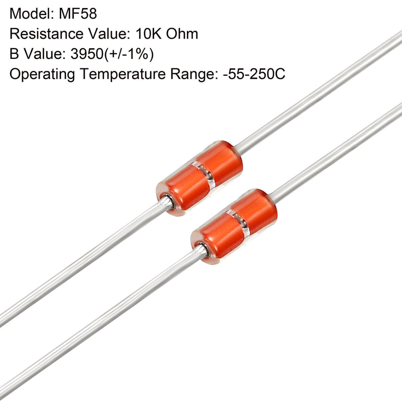 [Australia - AusPower] - sourcing map 20 Pack MF58 10K Ohm NTC PTC Resistors Temperature Sensor for 3D Printer 