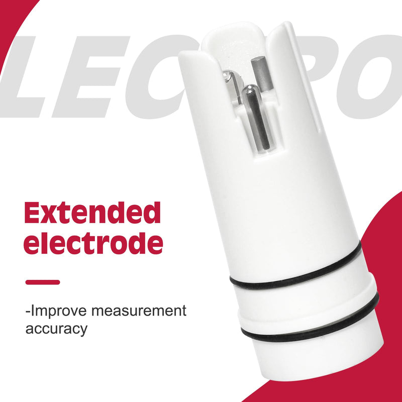 [Australia - AusPower] - Replacement pH Probe for GIDIGI Simultaneously Display pH Meter, pH Electrode with 1413μS/cm EC Calibration Solution and pH Storage Solution for GX-T4,GX-T5 