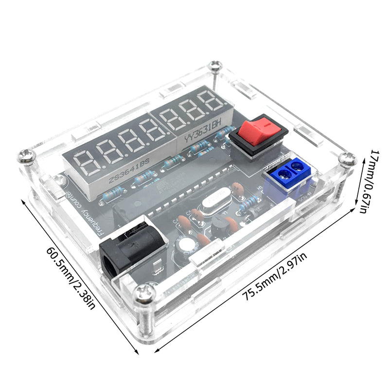 0,45 Hz-10 MHz Frequenzmesser Frequenzzähler VR Frequenz mit Shell Cymometer DIY Kit