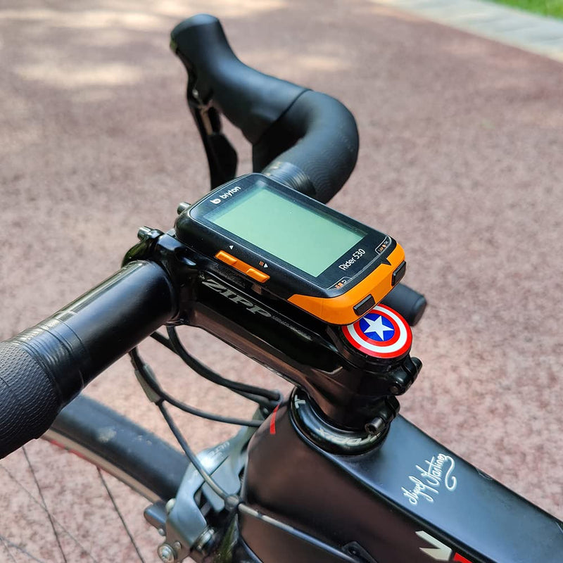 [Australia - AusPower] - Out Front Road Mountian Bike Stem Handlebar Adjustable Mount for Garmin Edge Wahoo Elemnt Bryton Rider Stages Dash Hammerhead Karoo(Black) Black 