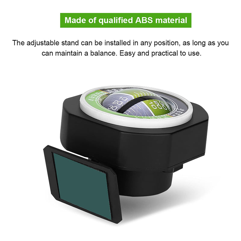 [Australia - AusPower] - Auto Inclinomètre d'angle d'équilibreur d'angle de voiture à LED lumineux extérieur Inclinomètre, inclinomètre d'angle d'inclinaison lumineux de 8 x 5.2 3.7 cm pour la conduite de nuitinclinometre ca 