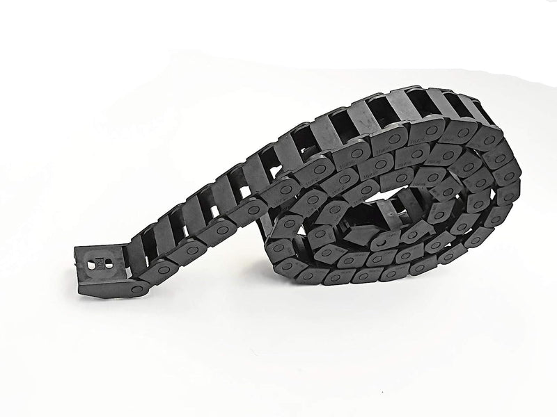 [Australia - AusPower] - 1M Black Plastic Drag Chain Cable Carrier R18 10 x 20mm for CNC Router Mill 