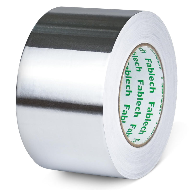 Aluminum Foil Tape, Heavy Duty 3.2mil Thick, 3 Inch x 55 Yards (165ft), High Temperature Resistant, Waterproof, for HVAC Duct Sealing, Metal Repair & Insulation 3"×55Y