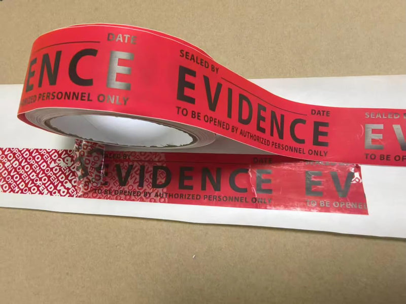 Taction Professional Evidence Tape Roll, Standard Size, Police, CSI, 82 feet Long, Tamper Proof Tape