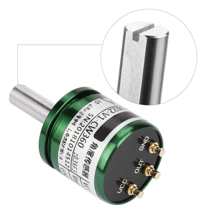 DEWIN Hall Sensor, Resolution of Hall Angle Sensor 0.088° 0-360° Rotating Hall Angle Sensor 0-5V Output Full Circle 12Bit