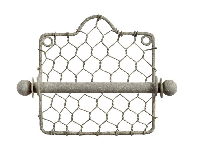 Colonial Tin Works Chicken Wire Toilet Paper Holder