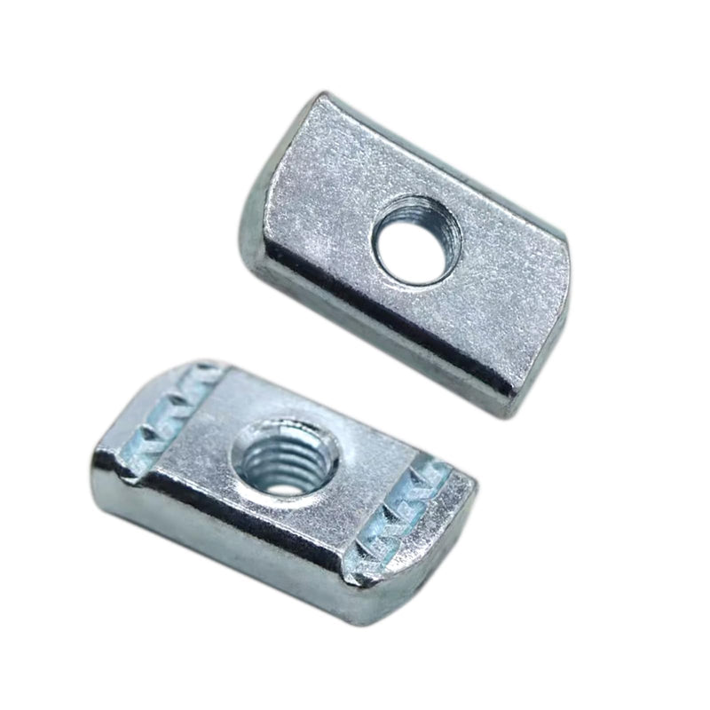 [Australia - AusPower] - Strut Channel Nuts, 3/8"-16 No Spring Thickened Nuts with Zinc Plated, without Spring Nuts Use On Channel Struts (10 Pack) (3/8"-16) 3/8-16 Without/No Spring 