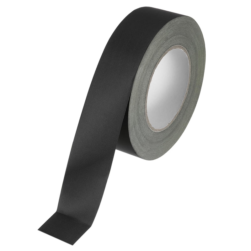 MECCANIXITY Insulating Acetate Cloth Adhesive Tape, 1.8in x 98ft Black Electrical Heat Resistant Fabric Tape with Paper for Laptop Electric Automotive Guitar Repair Wire Harness, 2Pcs 2